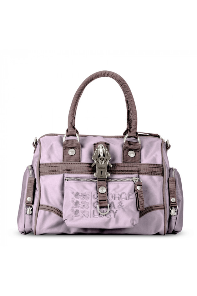 Nylonhandtasche Goodbye Johnny Blue Metallic