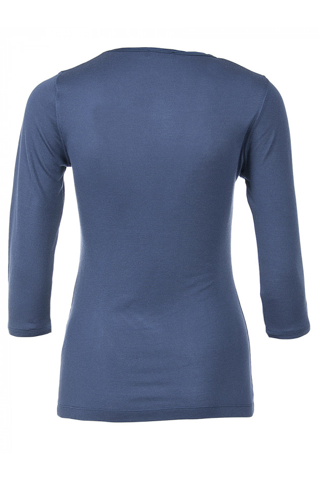 Gruener Shirt Mittelblau