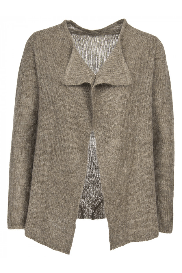 Grüner Cardigan Zeder