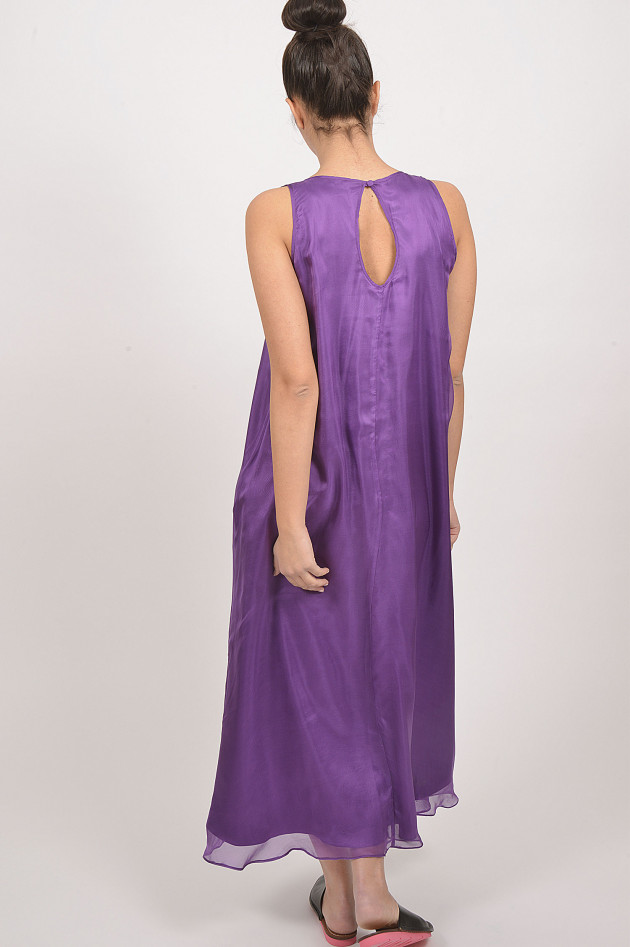 Grüner Kleid aus Chiffon in Violett