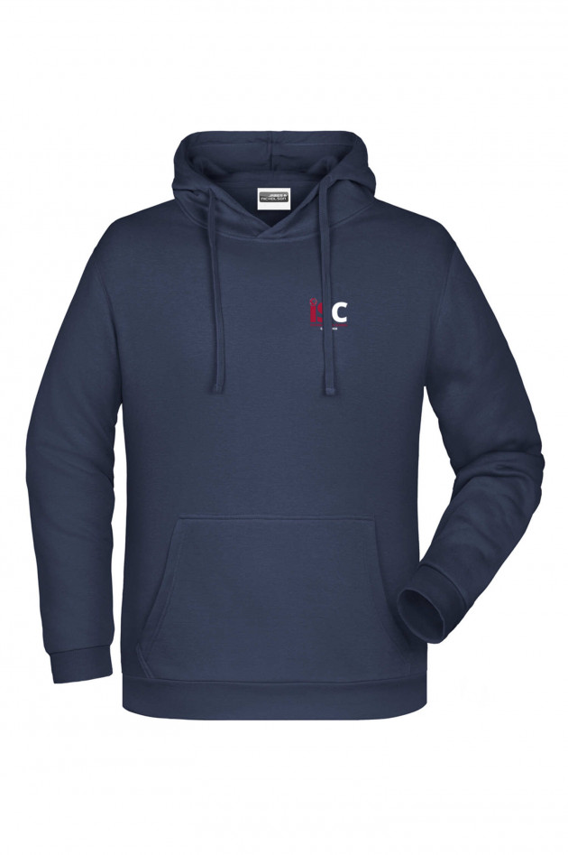 Grüner Herren Hoodie in Navy