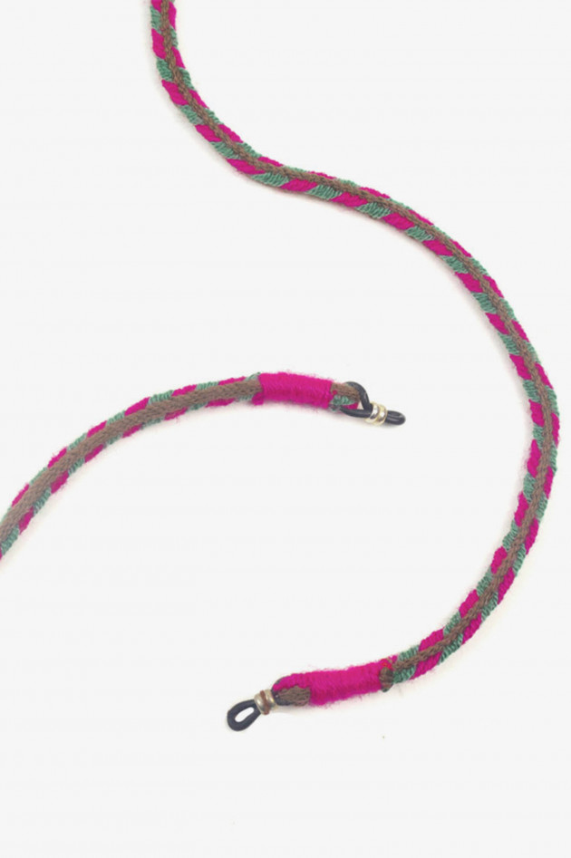 Guanabana Brillenband in Pink/Grün/Braun