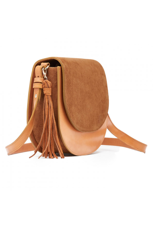 Closed Handtasche in Cognac