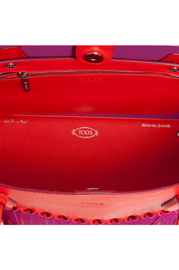 Tod's Handtasche in Fuchsia/Orange