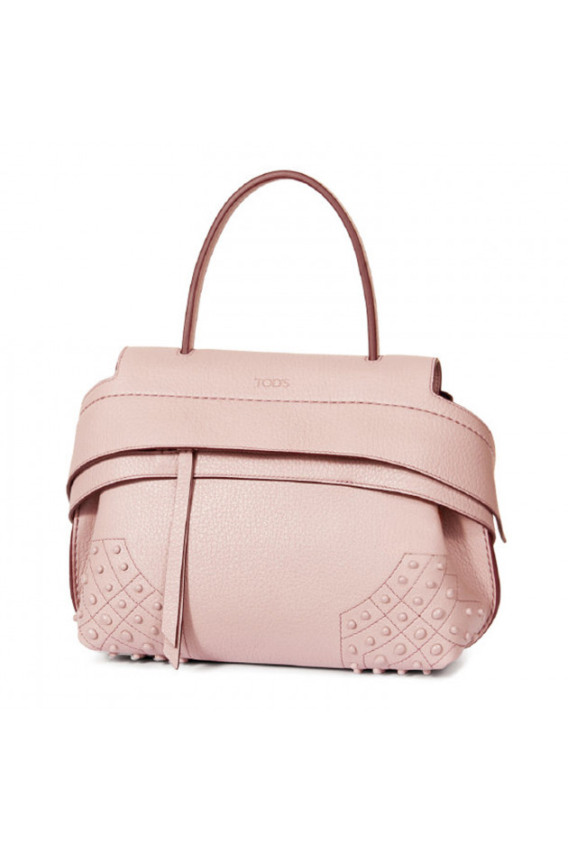 Tod's Handtasche WAVE BAG in Nude/Rosa