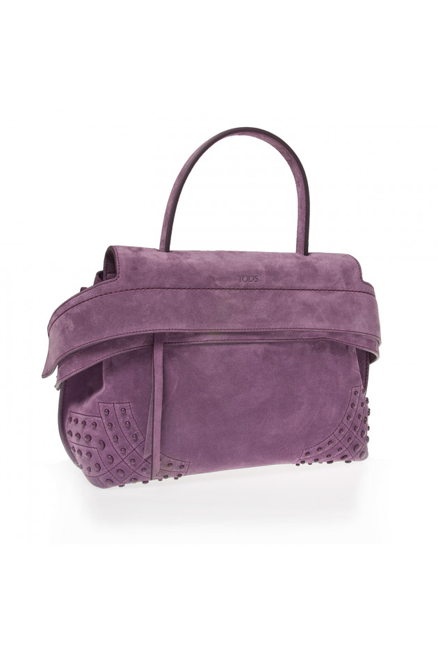 Tod's Handtasche WAVE BAG in Violett