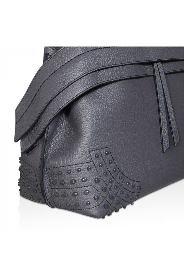 Tod's Handtasche Wave Bag Medium in Grau
