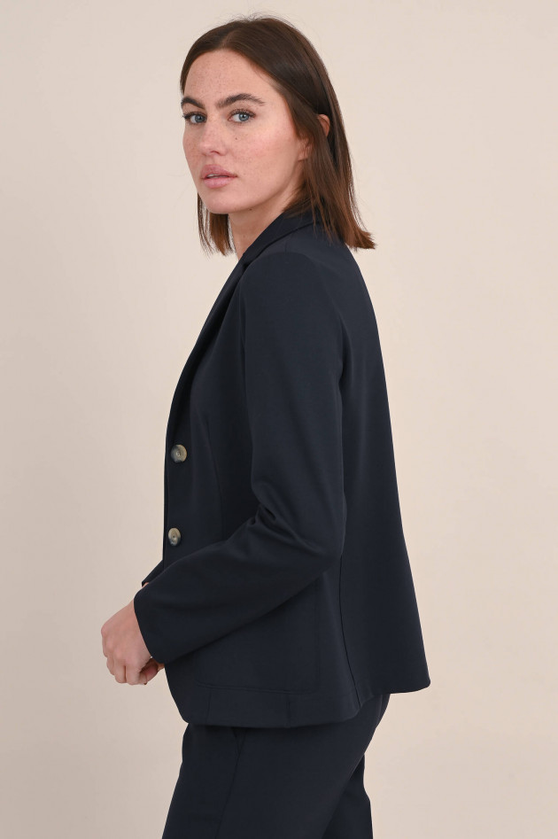 Harris Wharf London Blazer aus Viskose-Jersey in Navy