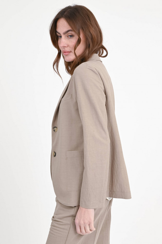 Harris Wharf London Blazer aus Viskose-Mix in Dove