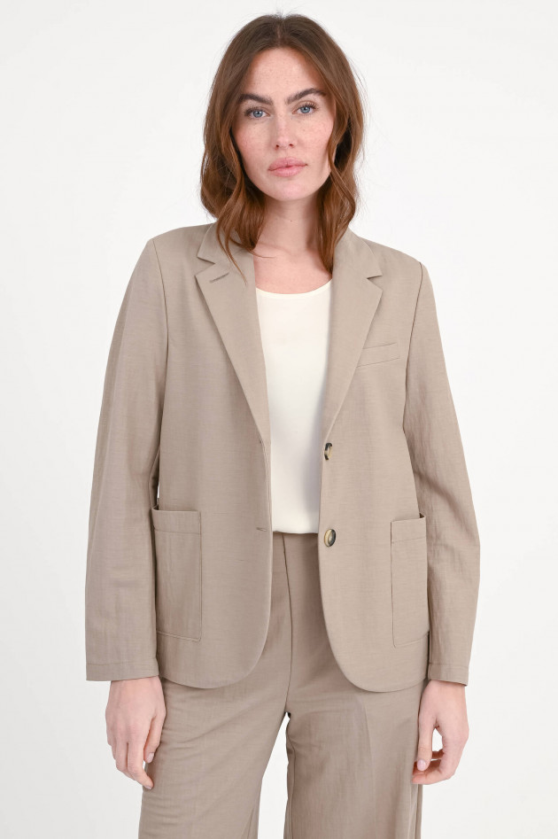 Harris Wharf London Blazer aus Viskose-Mix in Dove
