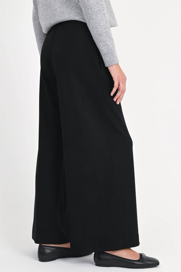 Harris Wharf London Cropped-Wollhose in Schwarz