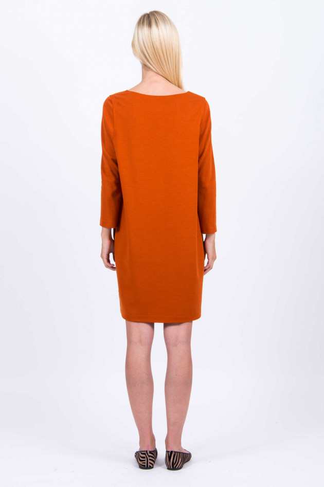 Harris Wharf London Kleid aus Schurwolle in Orange
