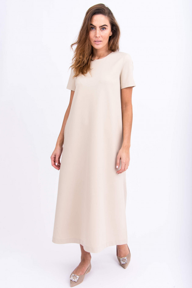 Harris Wharf London Maxi Jersey-Kleid in Beige