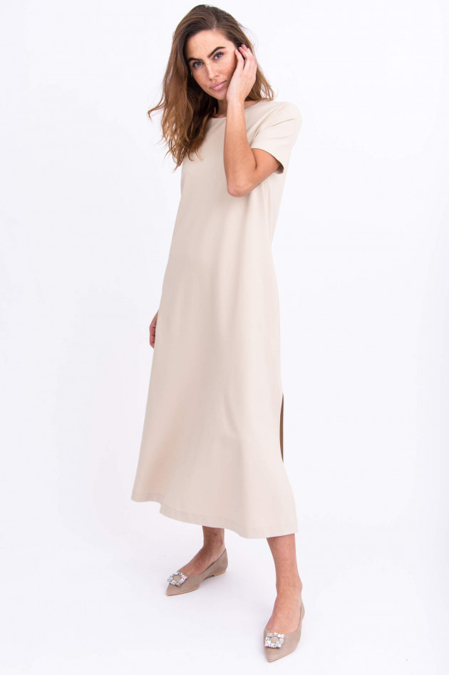 Harris Wharf London Maxi Jersey-Kleid in Beige