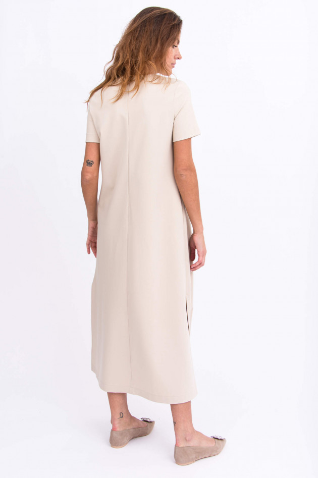 Harris Wharf London Maxi Jersey-Kleid in Beige