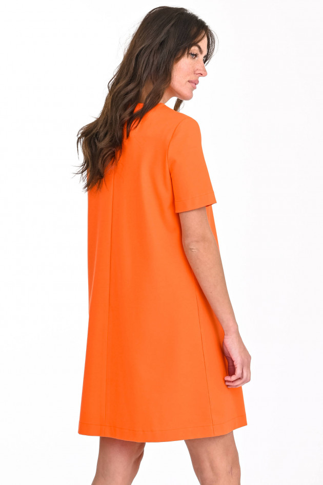 Harris Wharf London Jerseykleid mit Kurzarm in Orange