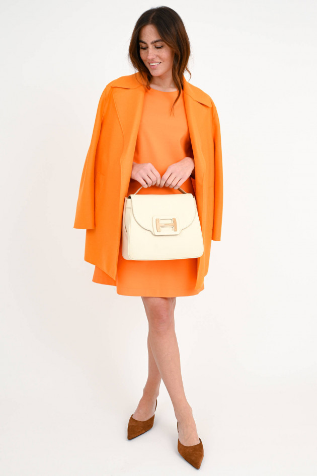 Harris Wharf London Kleid mit A-Linie in Orange