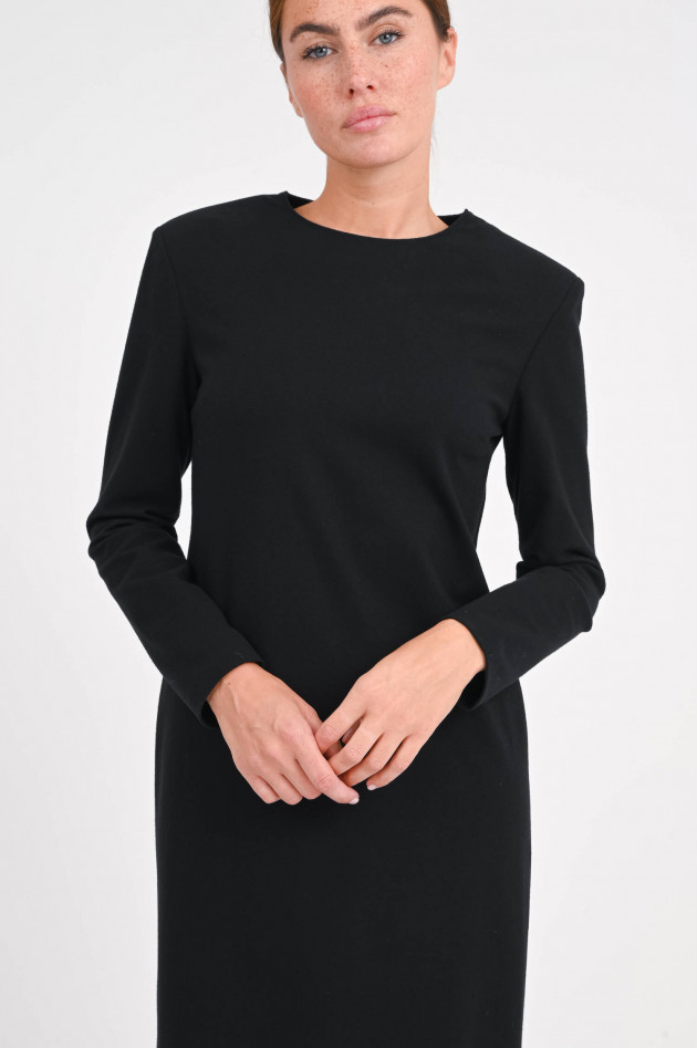 Harris Wharf London Kleid aus Viskose-Mix in Schwarz
