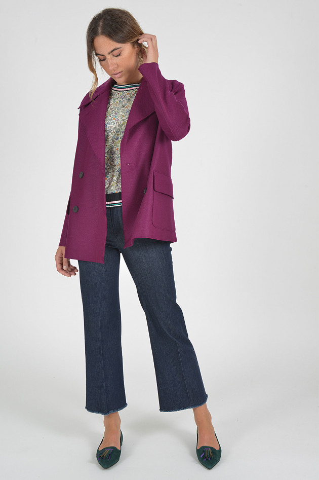 Harris Wharf London Wolljacke in Violett