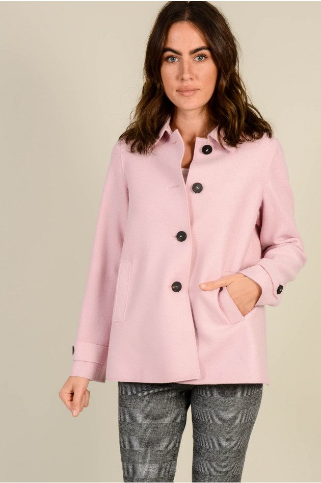 Harris Wharf London Wolljacke in Rosa