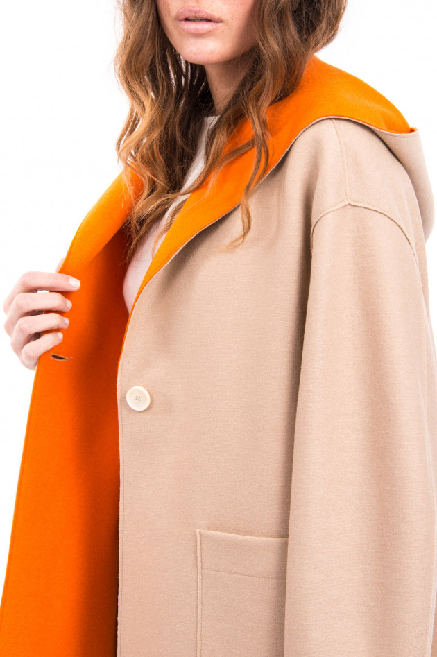 Harris Wharf London Kontrastierende Jacke in Sand/Orange