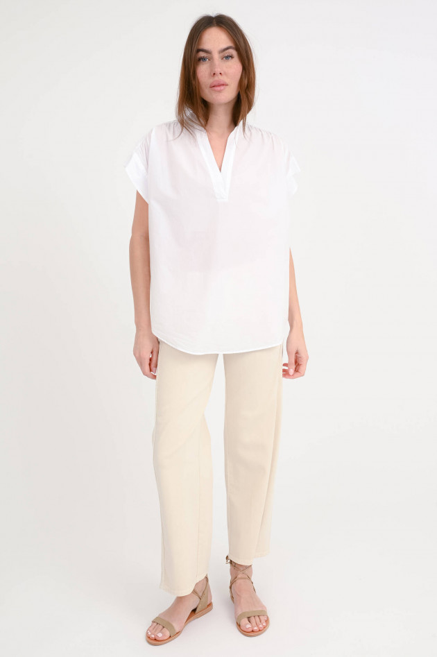 Hartford Baumwoll-Bluse CASTA in Weiß