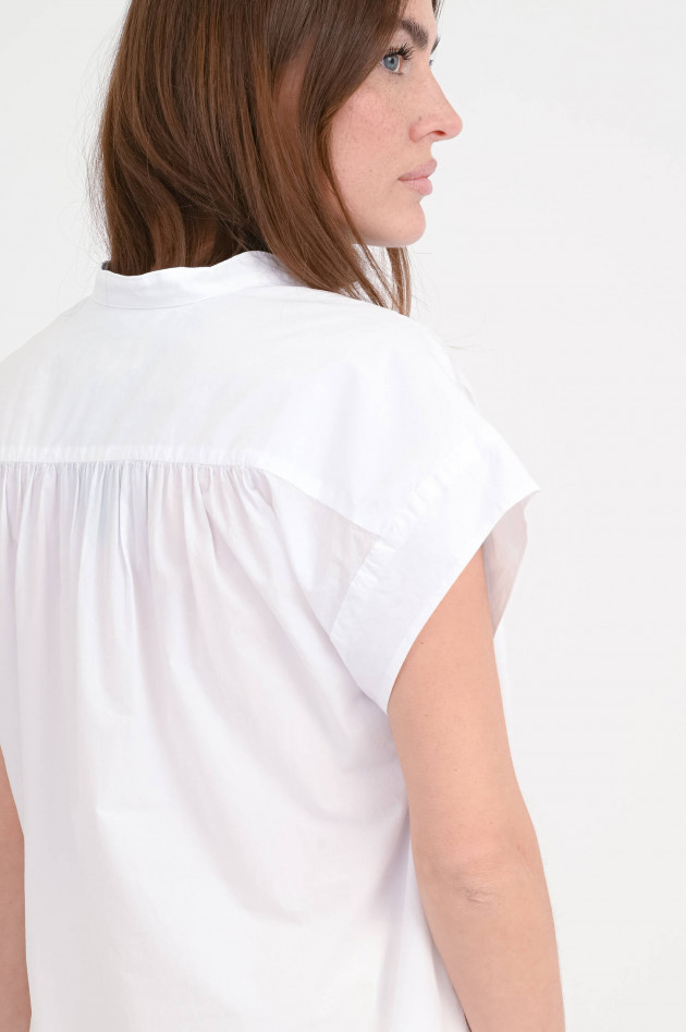 Hartford Baumwoll-Bluse CASTA in Weiß