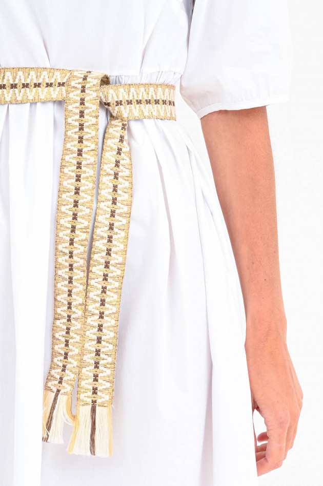 Hartford Bindegürtel ARIANE BELT in Beige/Gold/Weiß