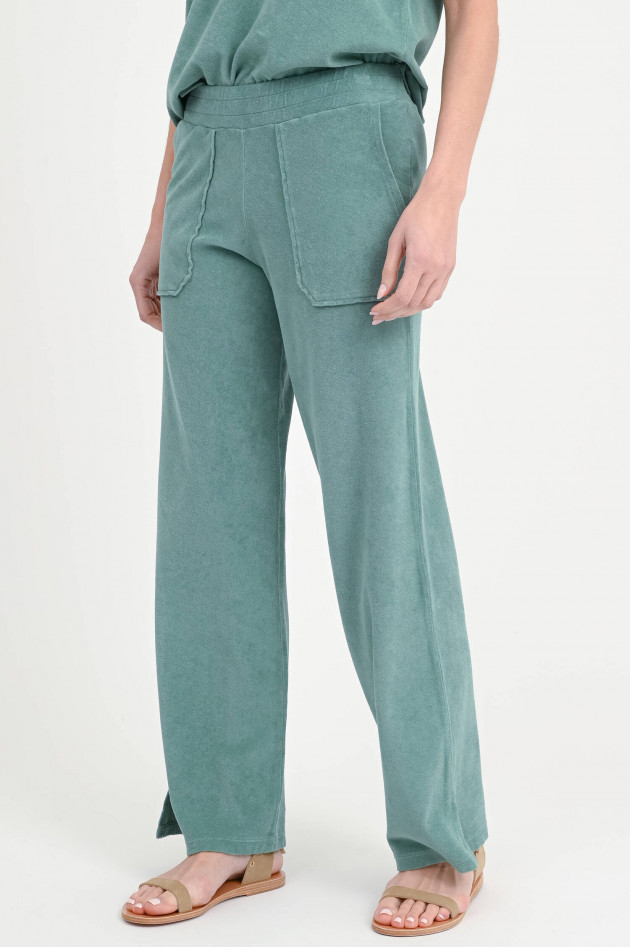 Hartford Frottee-Sweatpanst in Agave