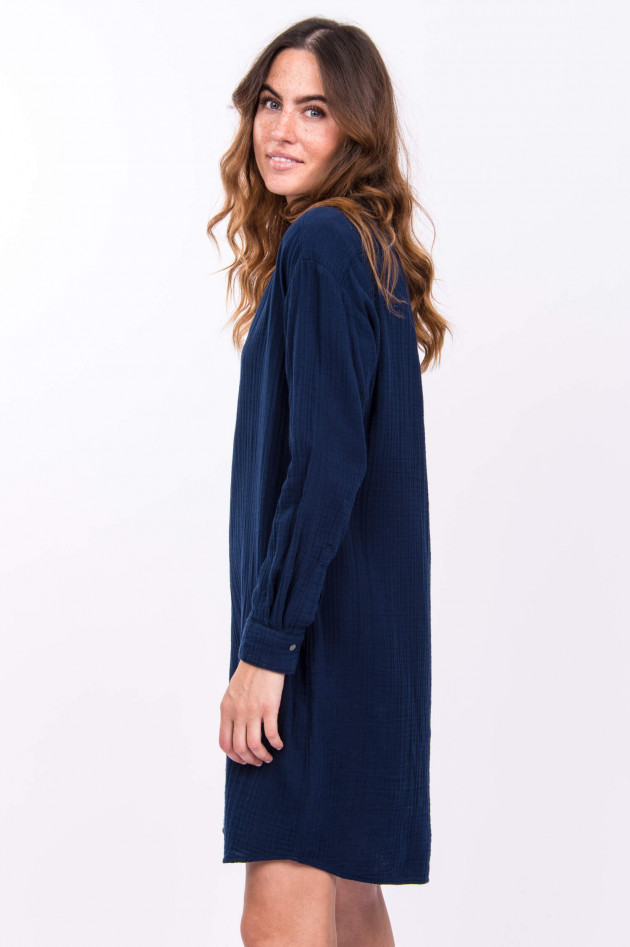 Baumwollkleid in Navy