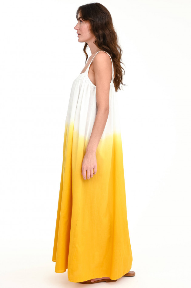 Hartford Dip-Dye Maxi-Kleid in Weiß/Gelb