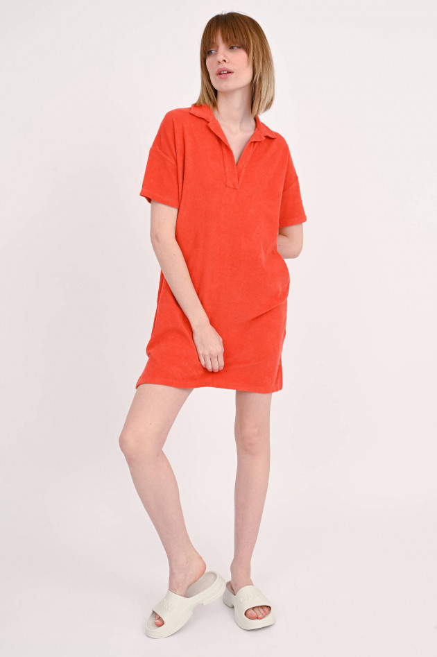Hartford T-Shirt-Kleid TUAN in Orangerot