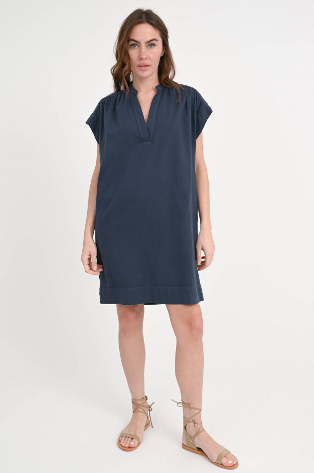Hartford A-Linie Kleid aus Baumwolle in Navy