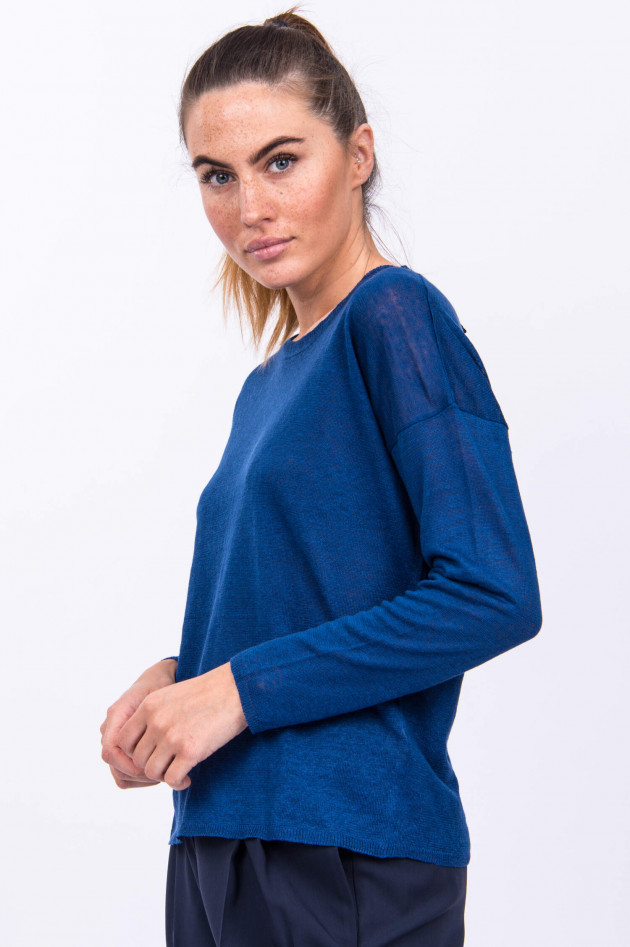 Hartford Leinenpullover in Blau