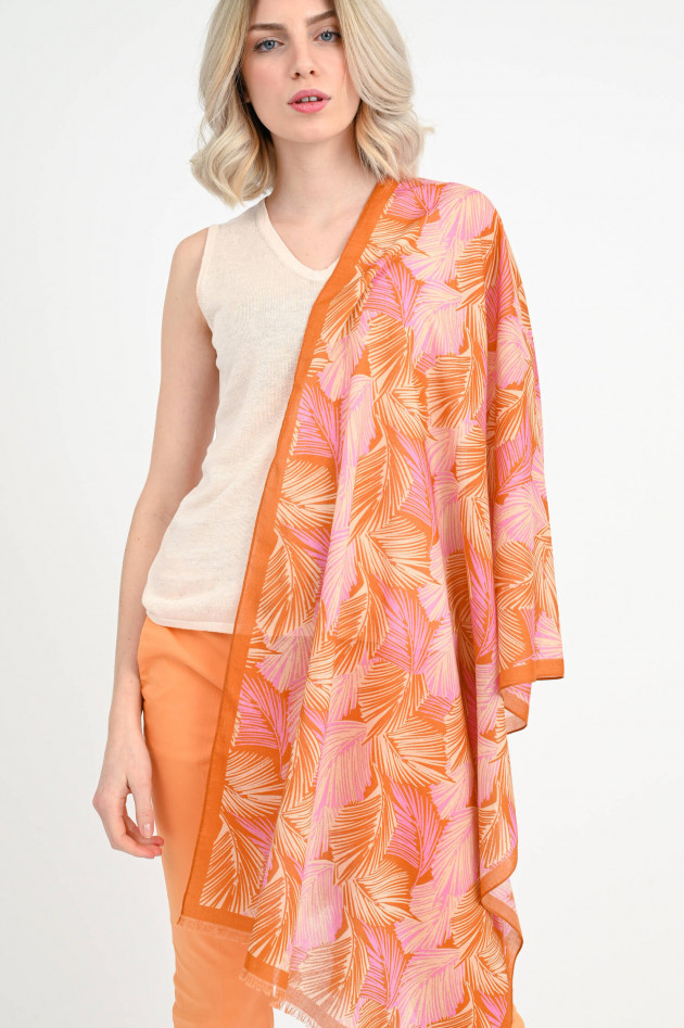 Hartford Gemustertes Sarong in Orange/Beige