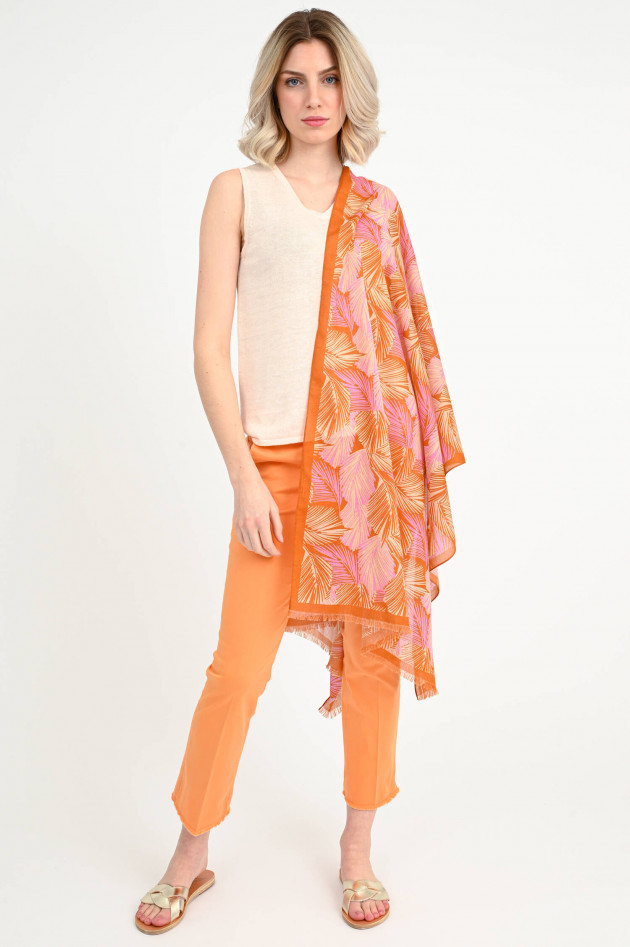 Hartford Gemustertes Sarong in Orange/Beige