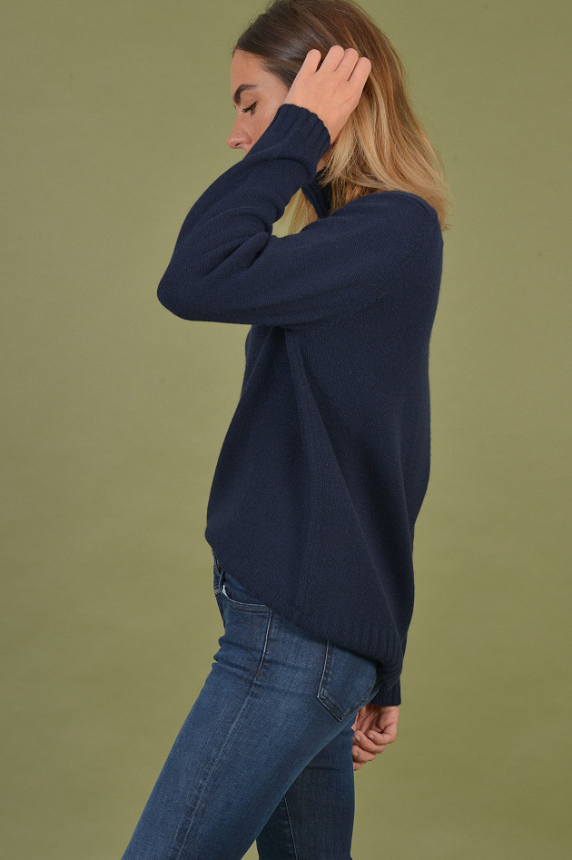 Heartbreaker Rollkragenpullover aus Cashmere in Navy