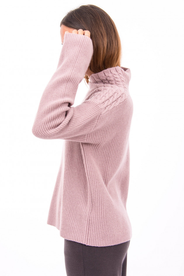 Heartbreaker Kaschmir Pullover in Pastelrosa