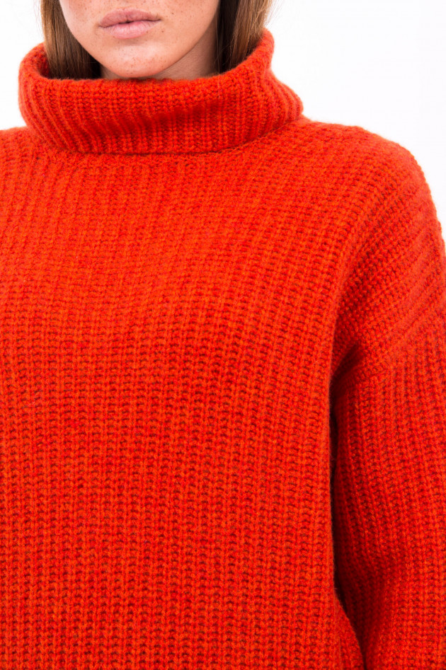 Heartbreaker Rollkragenpullover in Orientrot