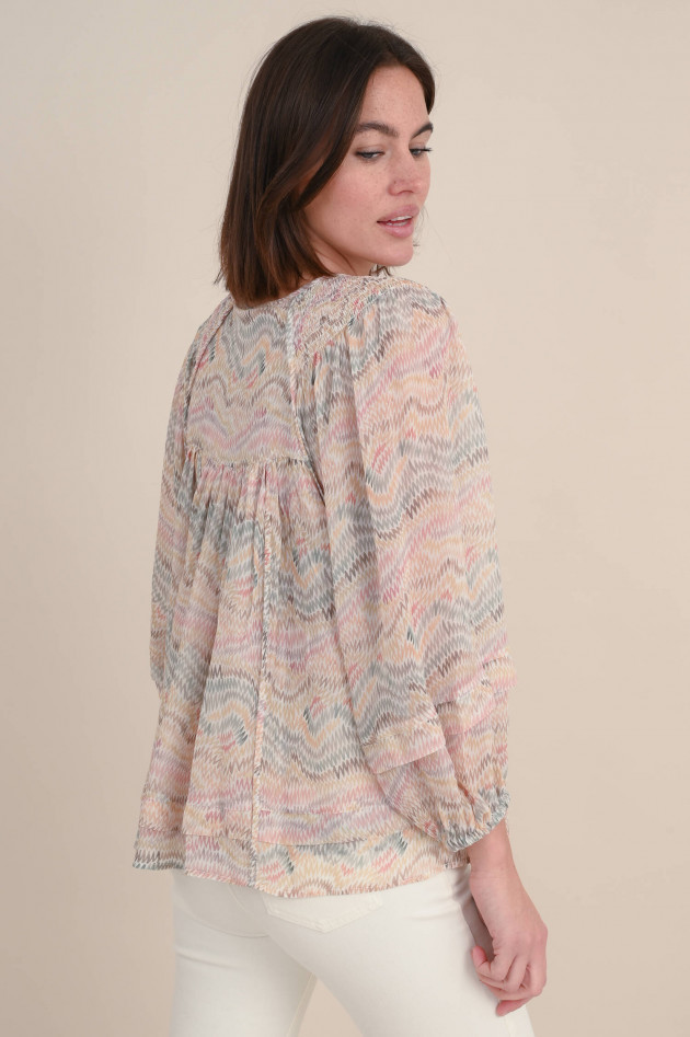 Hemisphere Bluse PERU in Multicolor gemustert