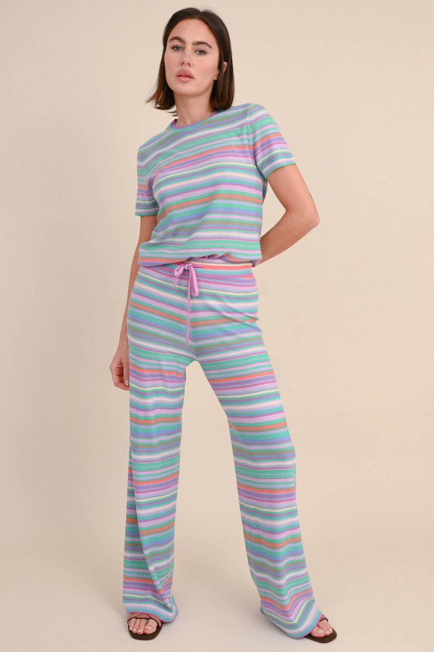 Hemisphere Hose aus Merinowolle in Multicolor gestreift