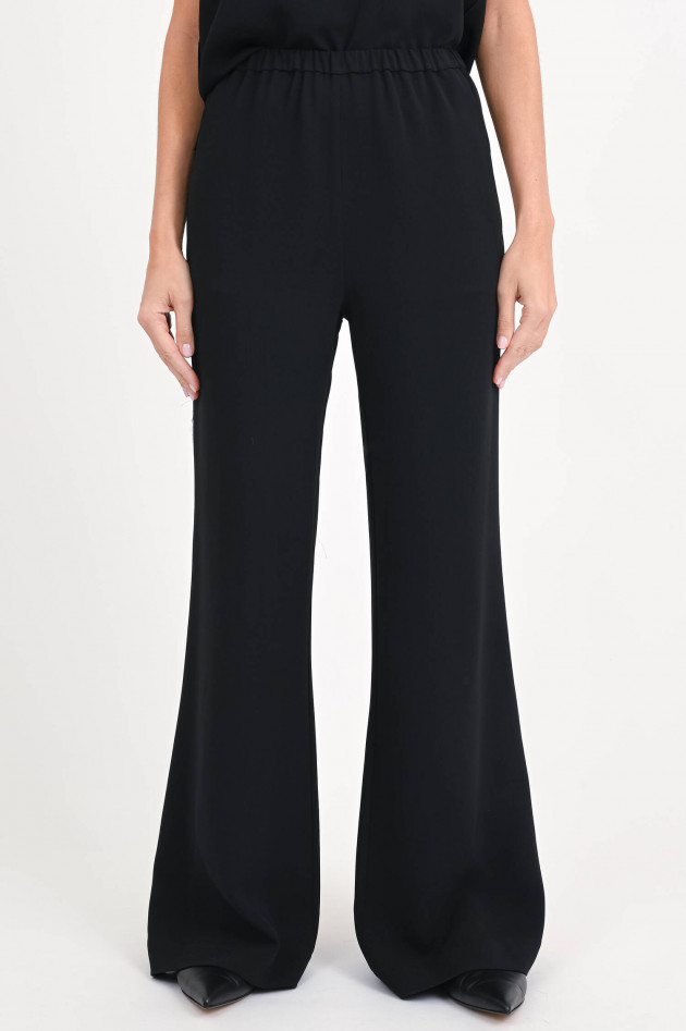 Hemisphere Wide-Leg Hose TABEA in Schwarz