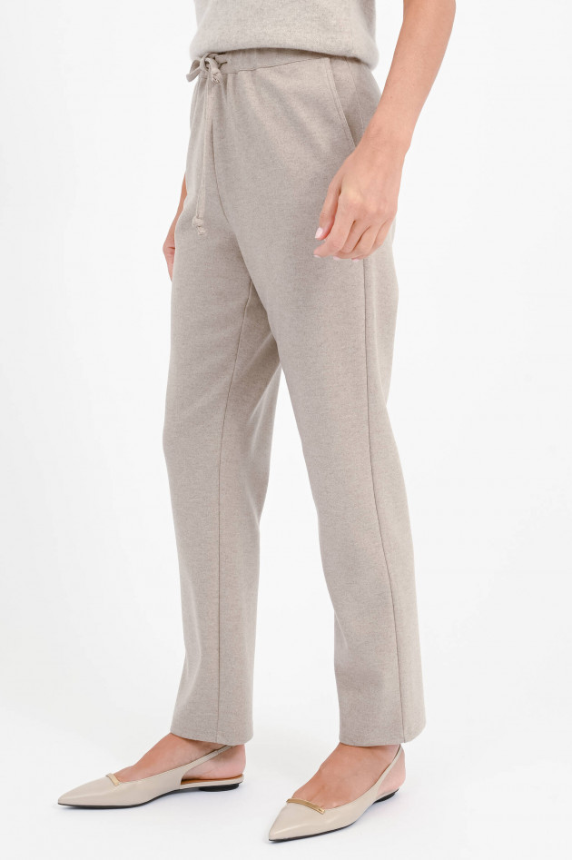 Hemisphere Relaxed-Fit-Pants in Beige meliert