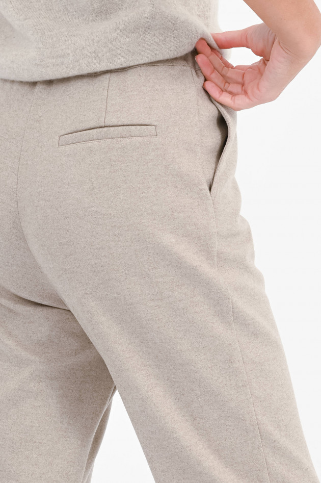Hemisphere Relaxed-Fit-Pants in Beige meliert
