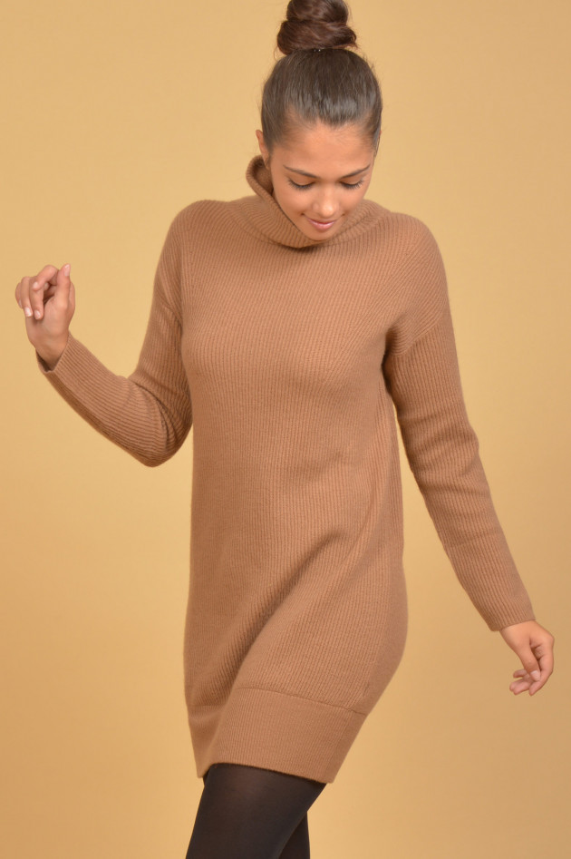 Hemisphere Strickkleid aus Cashmere in Camel