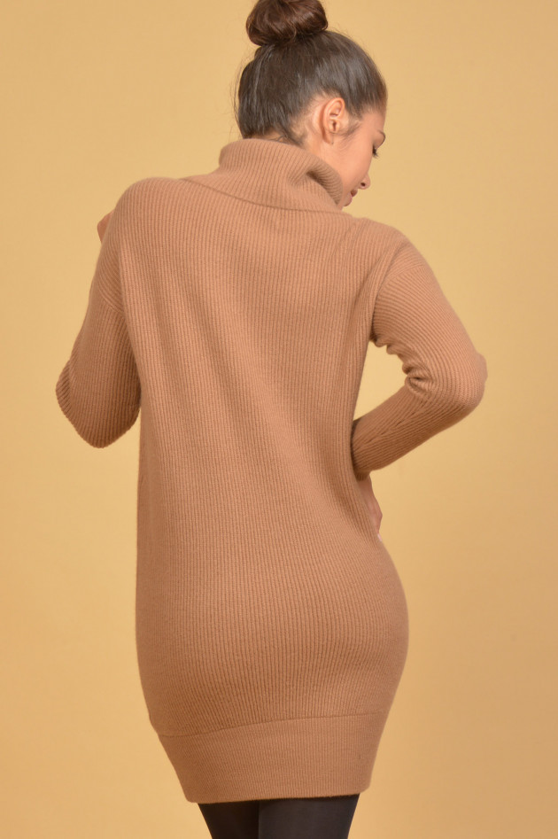 Hemisphere Strickkleid aus Cashmere in Camel