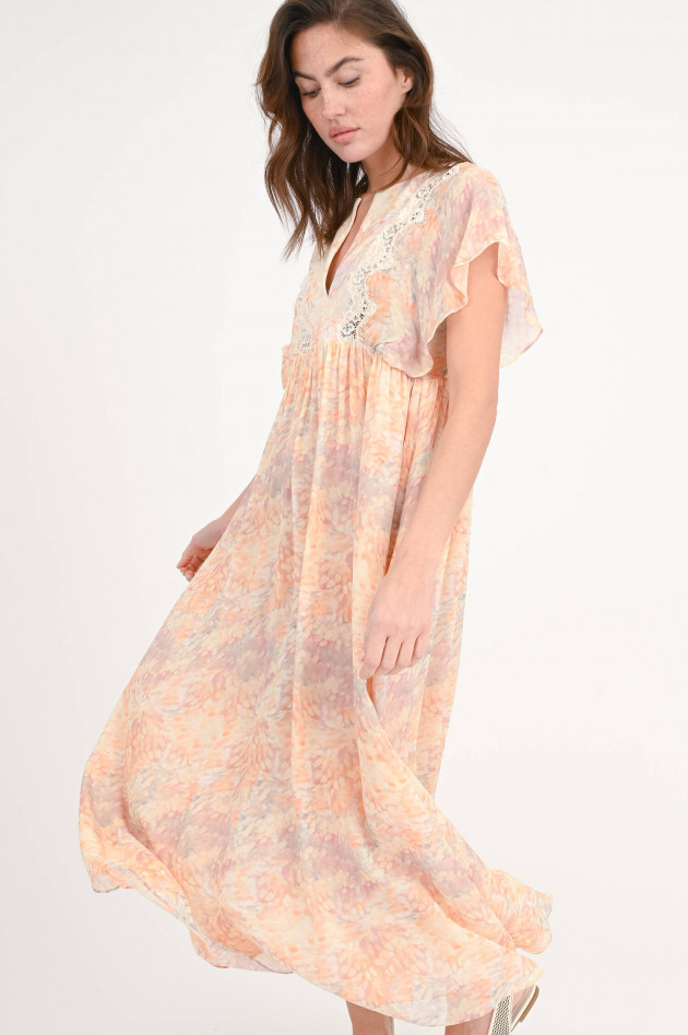 Hemisphere Kleid PIPPA mit Spitzendetails Orange/Multi