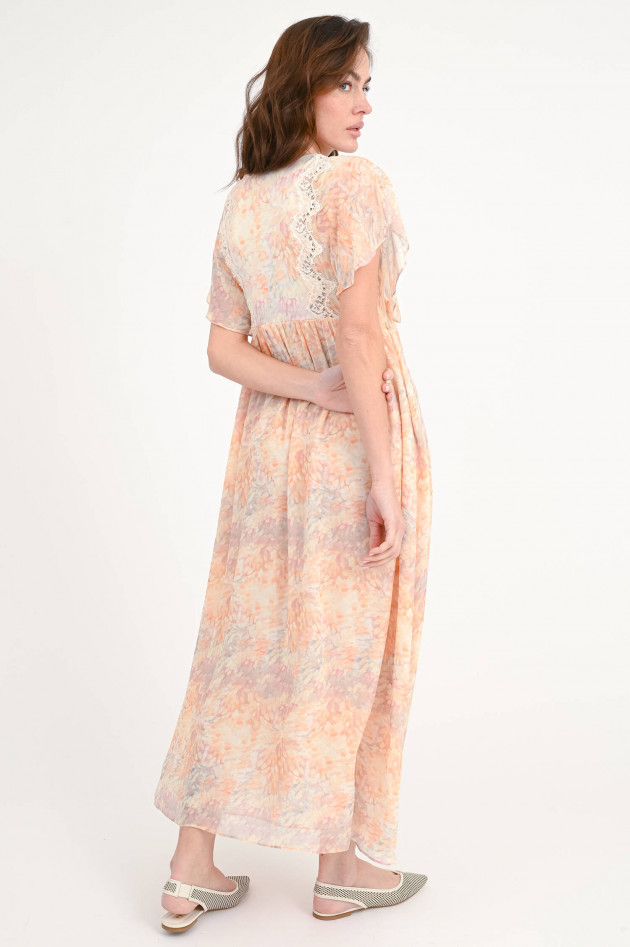 Hemisphere Kleid PIPPA mit Spitzendetails Orange/Multi
