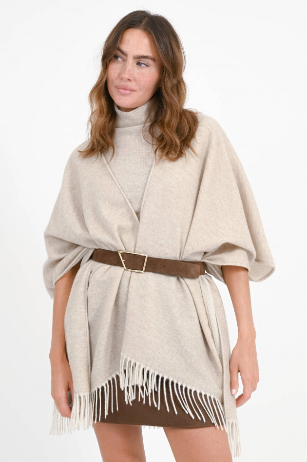 Hemisphere Cashmere-Cape/Poncho in Natur