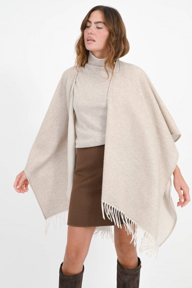 Hemisphere Cashmere-Cape/Poncho in Natur